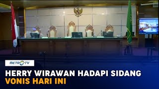 Herry Wirawan Hadapi Sidang Vonis Hari Ini [upl. by Celin]