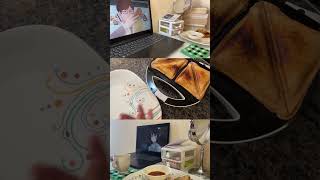 Cozy morning breakfast with anime show☕️🥪shorts minivlog pinterestaesthetic anime breakfast [upl. by Nette]