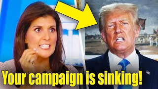 Nikki Haley PANICS on Live TV Over TRUMP CAMPAIGN COLLAPSE [upl. by Eiralav]