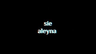 Aleyna  sie official lyric video [upl. by Ferrand397]