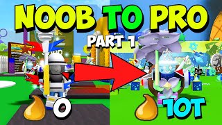 Noob To PRO Journey To Fuzzy Hive Part 1  Roblox Bee Swarm Simulator [upl. by Ardeth]