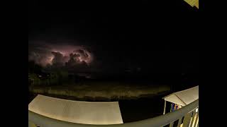 2022 08 06 lightning storm timelapse [upl. by Naejeillib]