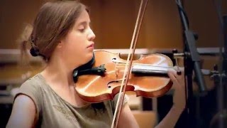 Vilde Frang records Britten amp Korngold Violin Concertos [upl. by Anayet356]