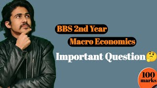 important question of macro economicsBBS 2nd year economics important question for examExam Tips [upl. by Ntsud]