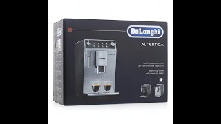 Кофемашина Delonghi ETAM 29510 SB  обзор Overview of coffeemachine Delonghi Autentica [upl. by Anaibaf]