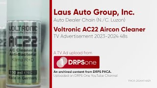 Voltronic AC22 Air Conditioner Cleaner TV Ad 20232024 48s Pampanga [upl. by Virnelli]