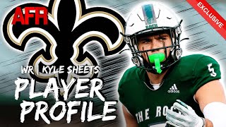 EXCLUSIVE Saints UDFA Slippery Rock WR Kyle Sheets  New Orleans Saints Roster News [upl. by Annais]