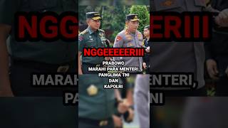 PRABOWO MARAHI MENTERI PANGLIMA TNI DAN KAPOLRI  ADA APA [upl. by Mirielle]