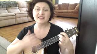 Kathryn Burke sings Everyone Says I Love You with Ukulele [upl. by Eyllom]