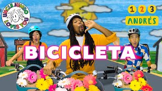 Bicicleta 🚲 Uncle Jumbo  123 Andrés ✨ Bilingual Bike Song for Kids ✨ Spanish amp English [upl. by Waddington]