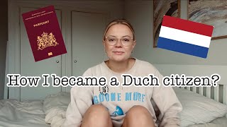 How I became a Dutch citizen 🇳🇱 [upl. by Auburta]