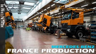 How MercedesBenz Builds Custom Tailored Trucks in France [upl. by Damara]