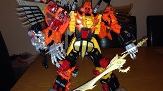 Unique Toys Warlord not Predaking Transformers Toy Review Part 1 [upl. by Calmas742]