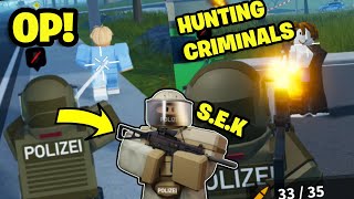 SEK IS OP HUNTING DOWN CRIMINALS AS A SEK IN ROBLOX EMERGENCY HAMBURG [upl. by Aracot]