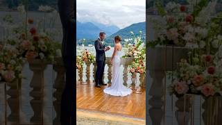 Lake Como amp Ticino Florist juliazhigalova329 flowers florist wedding lakecomo ceremony [upl. by Lyris]