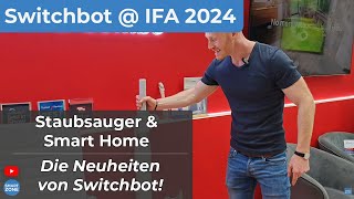 Switchbot  IFA 2024 3in1 Saugroboter smarter Tisch und Rolläden [upl. by Lorinda]