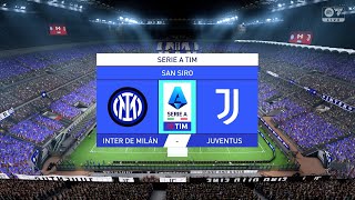 FC 24 Inter de MilánJuventus Serie A Jornada 9 PS4 [upl. by Notsla]