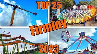 🏆 TOP 25 des meilleures attractions de la Vogue des noix de FIRMINY 2023  100 ATTRACTIONS [upl. by Bruning706]