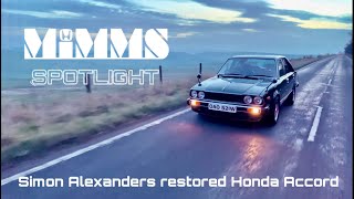 Mimms Spotlight  Simon Alexander’s restored 1981 Honda Accord [upl. by Nehtanoj]