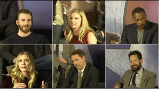 Captain America Civil War Press Tour Best Bits [upl. by Artinak611]