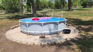 Prep amp Set Up Of A Intex Pool [upl. by Cari]