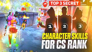 New SECRET  CSRANK  CHARACTER SKILL COMBINATION 🚀  BEST CHARACTER SKILL COMBO 2024 🔥 [upl. by Apps]