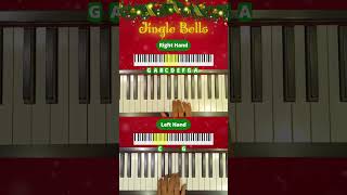 Jingle Bells EASY Piano Tutorial 🔔 🔔 ❄️ ❄️ [upl. by Shari663]