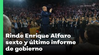 Rinde Enrique Alfaro sexto y último informe de gobierno  Jalisco Noticias [upl. by Gardas886]