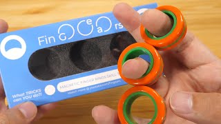 ハンドスピナーが究極進化！？磁石で合体分離する指輪「FinGears magnetic rings」が面白そうなので買ってみた！ フィンギアーズ FinGears ハンドスピナー [upl. by Eloc]