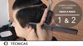 Corte de Pelo a Tijeras ✂︎ Paso a paso 1 y 2  Sujeta bien tus tijeras [upl. by Koerlin]