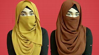 Easy Niqab Style For Summer No layer Niqab style Mutahhara♥️ [upl. by Ossie]