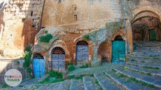 Pitigliano Italy Walking Tour Preview 4K [upl. by Aryahay]