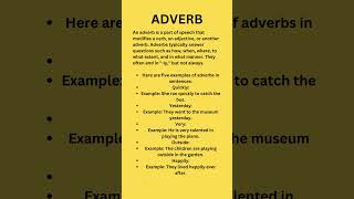 Understanding Adverbs WITH EXAMPLE [upl. by Oflodur74]