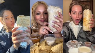 BURRITO MUKBANG ASMR TIKTOK FOOD COMPILATION  LUNA ASMR [upl. by Tiedeman145]