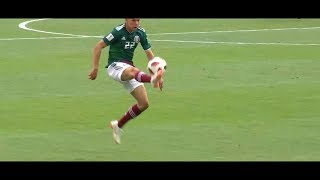 Hirving Lozano great ball control vs Brazil [upl. by Asirram]