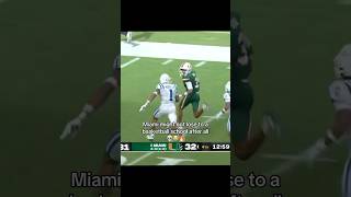 This Miami offense is CRAZY youtubeshorts collegefootball footballshorts football [upl. by Enomis]