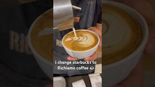 I change starbucks to Richiamo coffee coffee barista food boicot [upl. by Darsie]