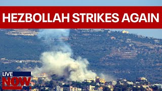 Hezbollah attacks 160 missiles launched into Israel  LiveNOW from FOX [upl. by Beitch]