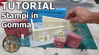 TUTORIAL  Stampi in gomma siliconica [upl. by Anirehtak684]