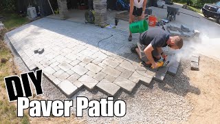 How to Build a Paver Patio Like a PRO Start to Finish [upl. by Silas]