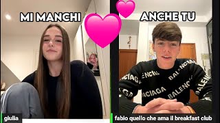 CONFRONTO AMOROSO TRA GIULIA E FABIO😍😍💞 [upl. by Karilynn]