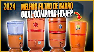 MELHORES FILTROS DE BARRO para Comprar em 2024 4 Modelos Mais Vendidos  Filtro de Barro para Água [upl. by Nigem99]