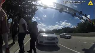 Video of Calais Campbell 6’9 315 pound teammate of Tyreek Hill also being put in handcuffs 💔💔 [upl. by Otsirc730]