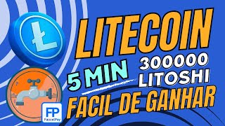 EARN FREE LITECOIN 30000 LITOSHI 5 MIN GANHE LTC GRÁTIS FAUCETPAY litecoin ltc faucetpay [upl. by Ezana]