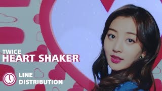 TWICE 트와이스  Heart Shaker Line Distribution [upl. by Hannibal]