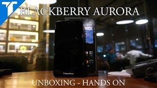 Blackberry Aurora Unboxing Hands On Indonesia [upl. by Hetti330]