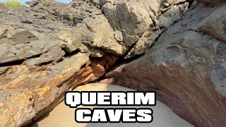 Querim Caves  Natural Caves on Querim Beach Goa Virtual Tour [upl. by Maxentia]