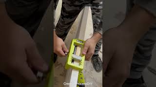 😮 Ryobi Door Hinge Kit  Quick Tip how to install a door hinge [upl. by Ahsats523]