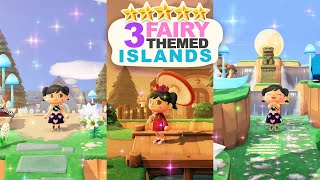 3 FAIRY Inspired Island Tours in Animal Crossing New Horizons [upl. by Suirtemid]