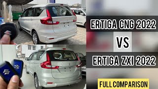 Maruti Ertiga Vxi CNG vs Ertiga Zxi 2022 Full Comparison of 2022 Ertiga Vxi CNG vs Zxi [upl. by Amend]